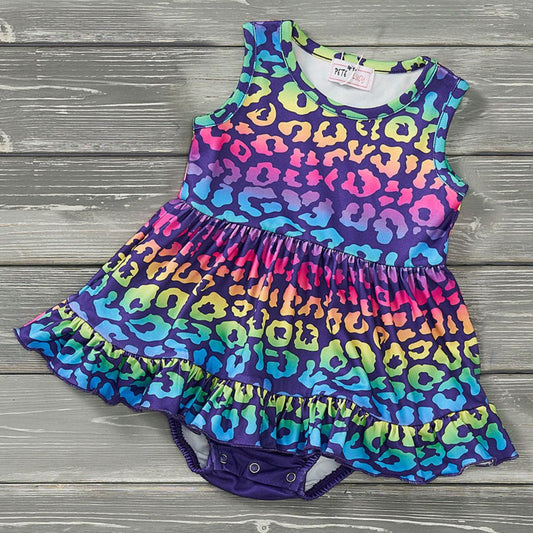 Neon Safari Romper