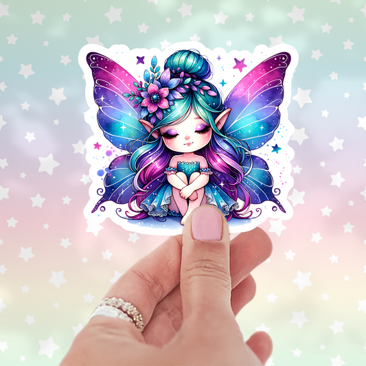 Purple Fairy Vinyl Sticker