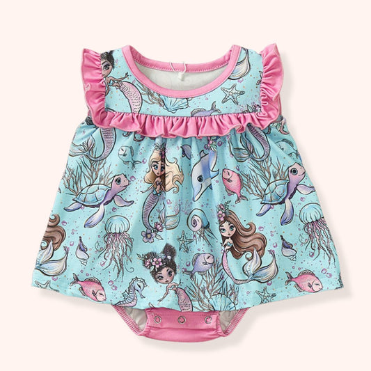 Mermaid Lagoon Romper