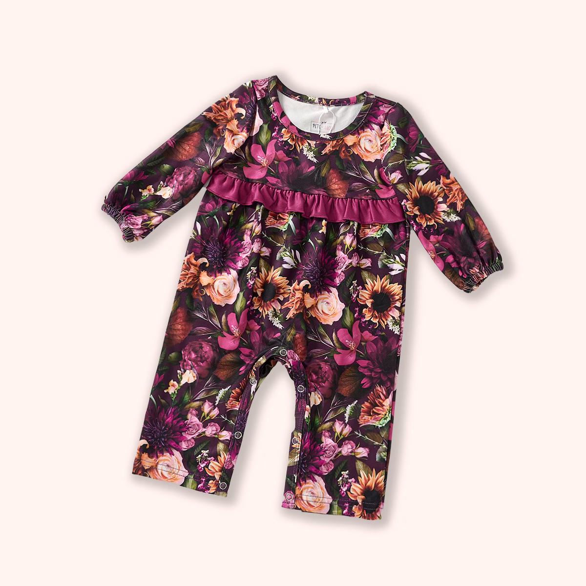 Crimson Garden Romper