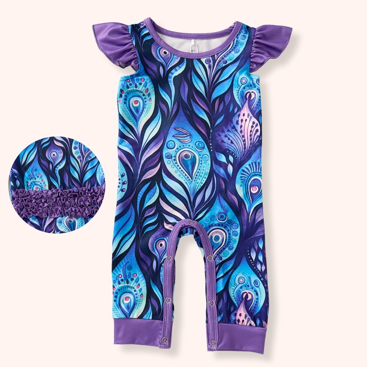 Magestic Plums Romper