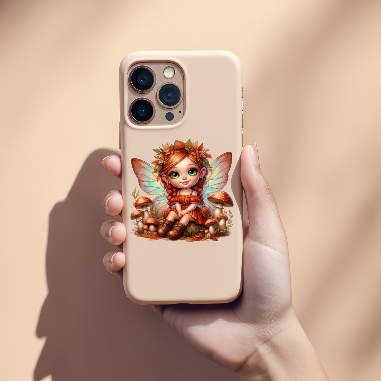 Enchanted Autum Fairy Mushroom Sticker