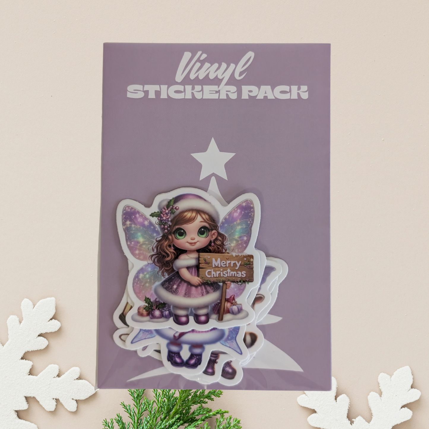 Fairy Holiday Sticker Pack