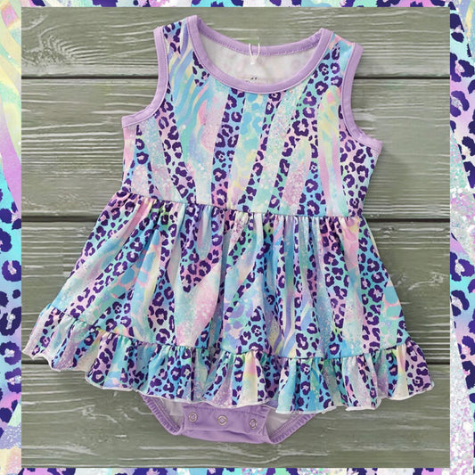 Safari Shimmer Romper