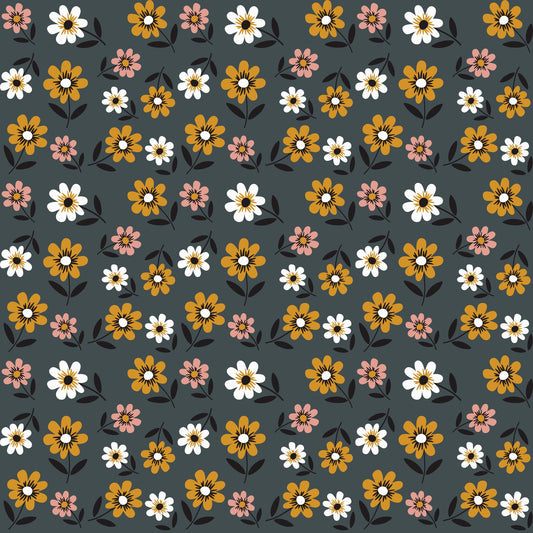 Golden Bouquet Minky Blanket