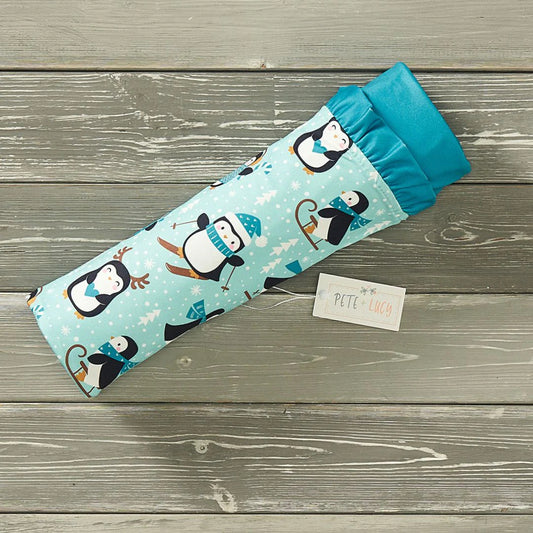 Penguin Playtime - Minky Blanket 