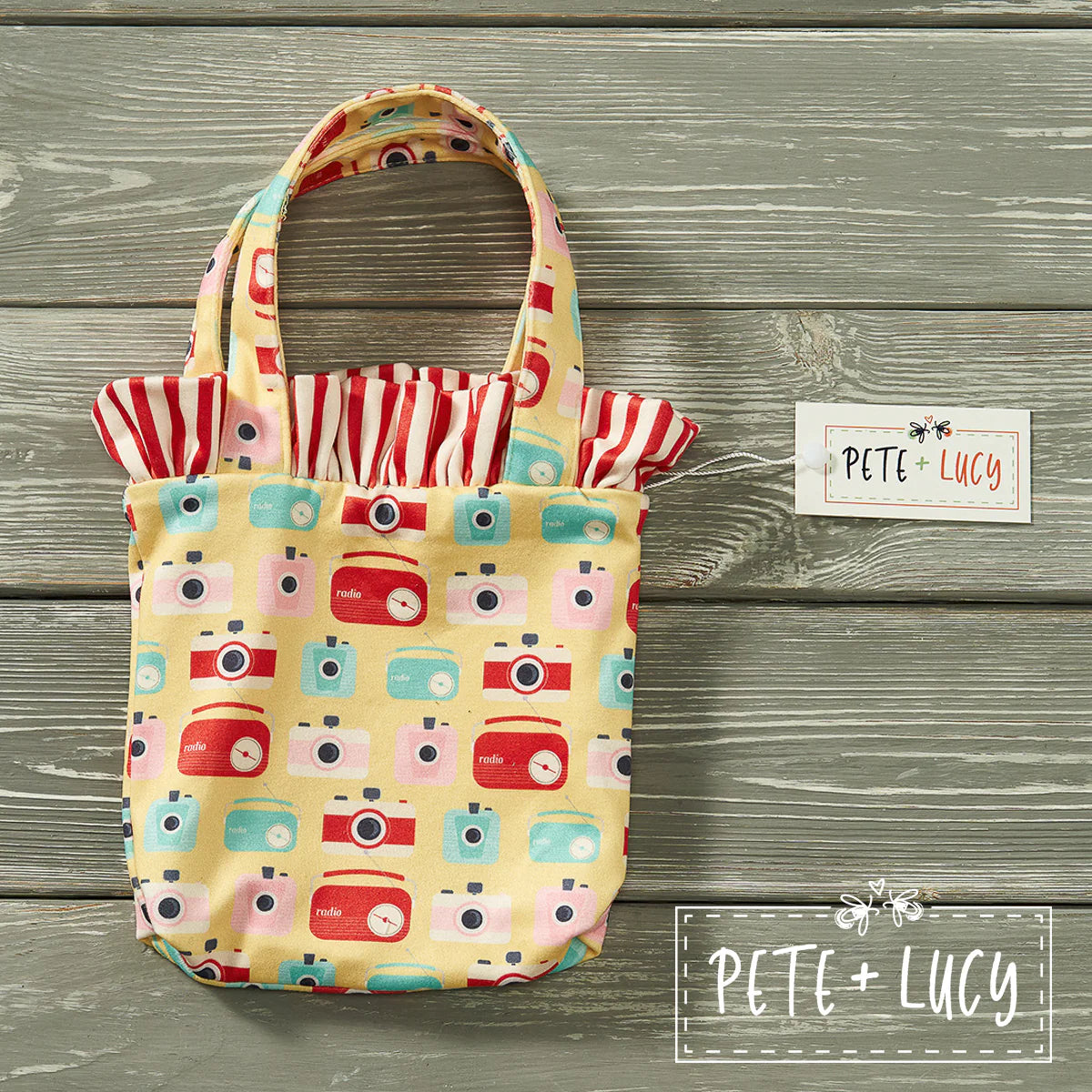 Retro Summer Bucket Purse